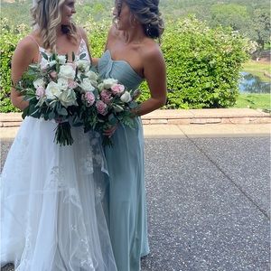 Grace Convertible Birdy Grey Dress (Sage)